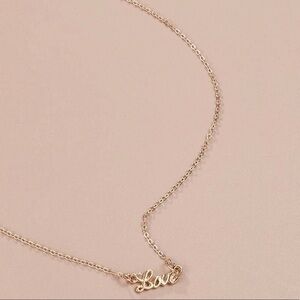 3/$30 💛 Dainty Love Necklace